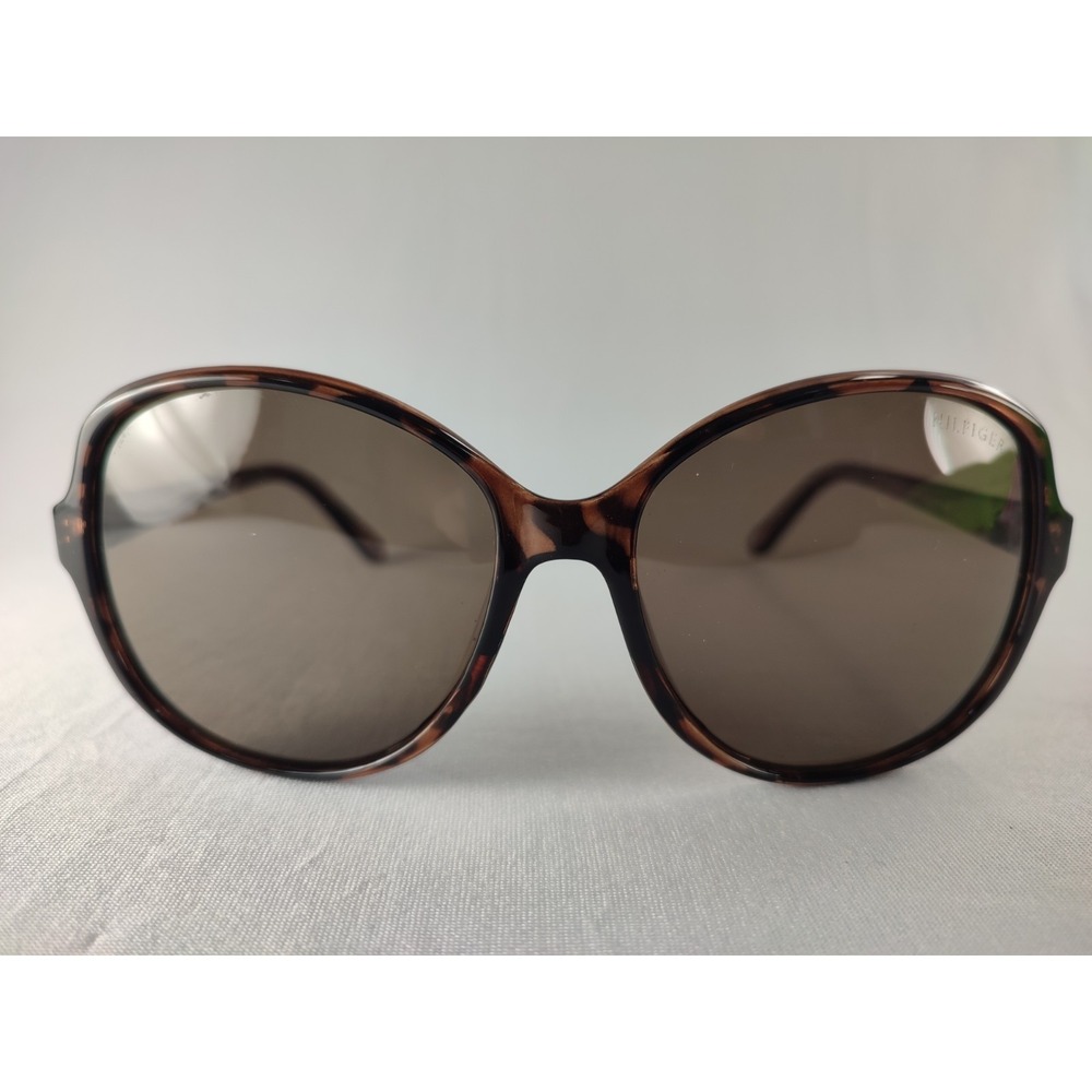 Tommy Hilfiger OL607P Oversized Tortoise Polarized Sunglasses Women's Excellent - Picture 2 of 14